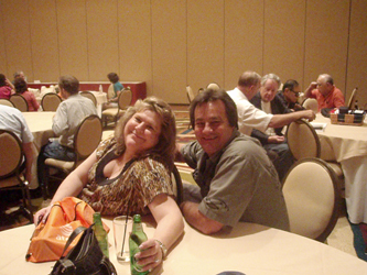 Kim and Tom Venable at Karaoke night
